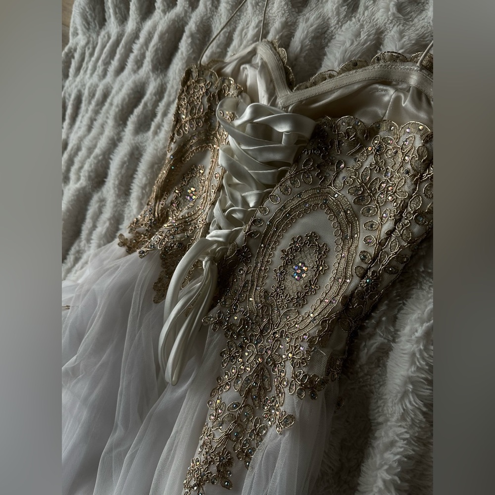 ELEGANT PRINCESS PROM DRESS - Picture 11 of 13